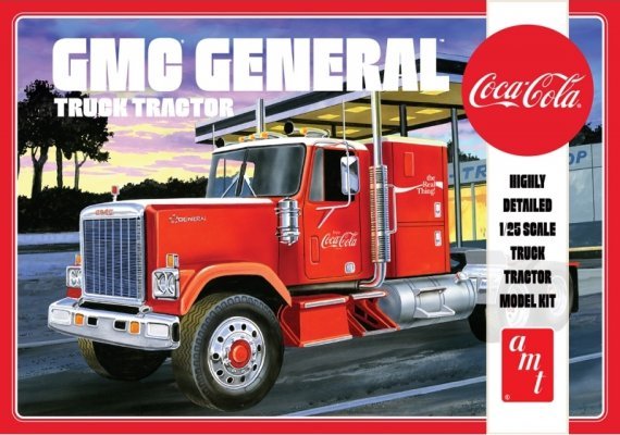 1/25 1976 Gmc General Semi Tractor Coca Cola