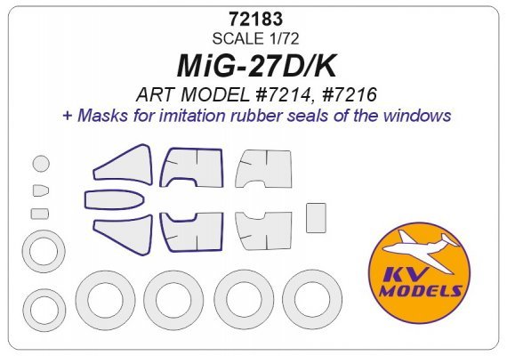 1/72 Mikoyan MiG-27 masks