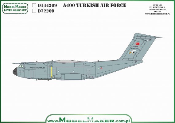 1/144 Airbus A400M Turkish Air Force