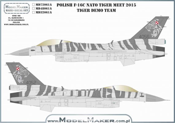 1/32 Polish F-16C Fighting Falcon Nato Tiger Meet 2015