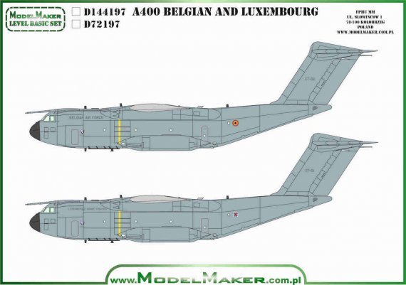 1/72 Airbus A400M Belgian and Luxemburg