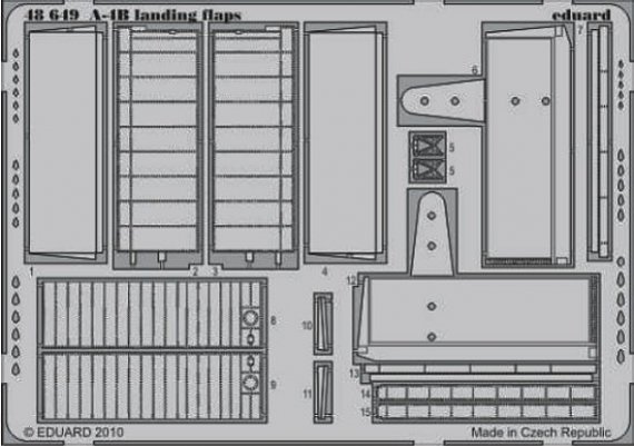 1/48  A-4B landing flaps (HAS)