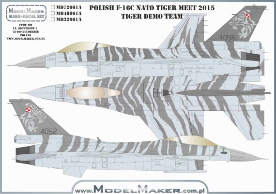 1/48 Polish F-16C Nato Tiger Meet 2015