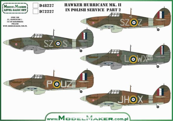 1/48 Hawker Hurricane Mk.II/IV in Polish service part 2