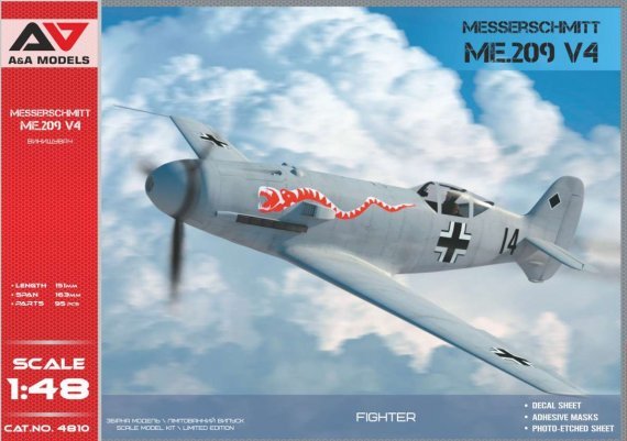 1/48 Messerschmitt Me-209V-4