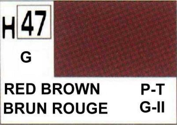 H047 Red Brown  Brun rouge (G)