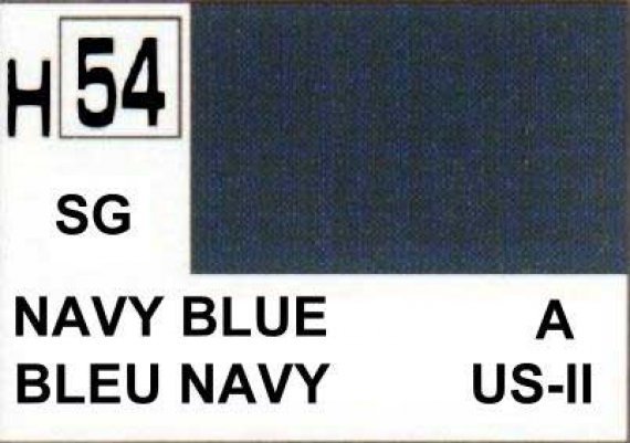 H054 Navy blue  Bleu Navy (SG)