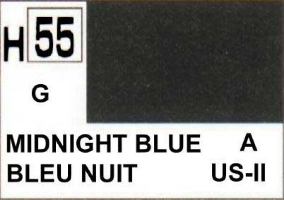 H055 Midnight blue  Bleu nuit (G)