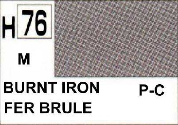 H076 Burnt iron  Fer brul (M)