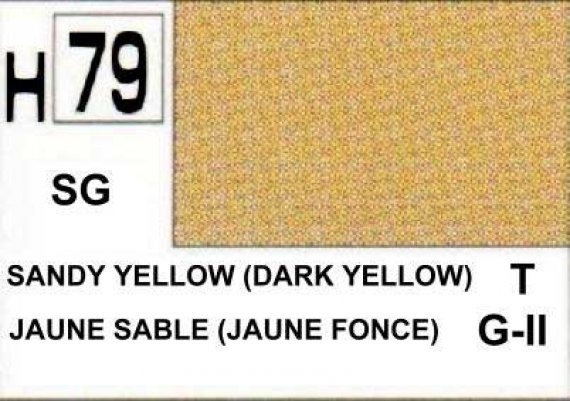 H079 Sandy yellow  Jaune sable (SG)