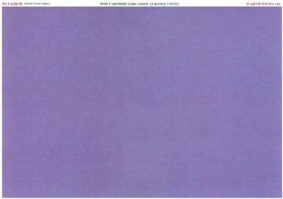 1/32 (white decal paper) WWI German lilac linen (factory fresh)