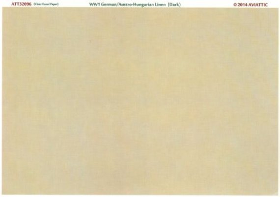 1/32 (clear decal paper) ww1 german/austro-hungarian linen (dark