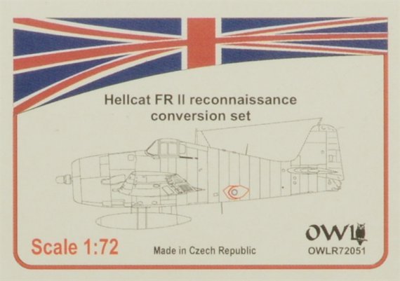 1/72 Hellcat FR II reconnaissance Conversion set