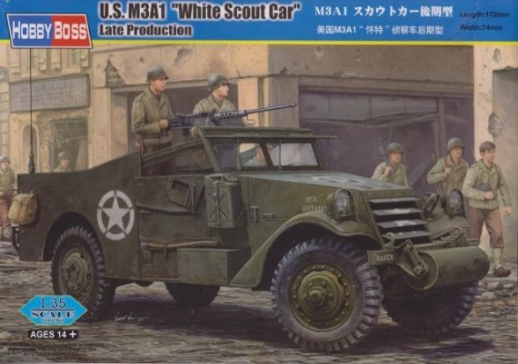 1/35 U.S. M3A1 White Scout Car Late Production