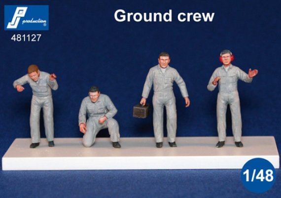 1/48 Ground Crew Set of 4 figures Post War air forces