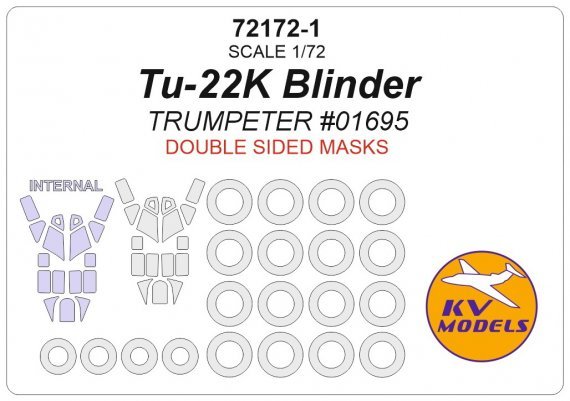 1/72 Tupolev Tu-22K Blinder paint masks