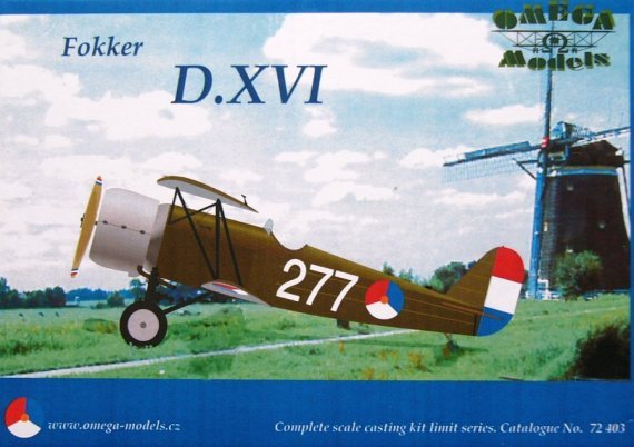 1/72 Fokker D.XVI (Holland)