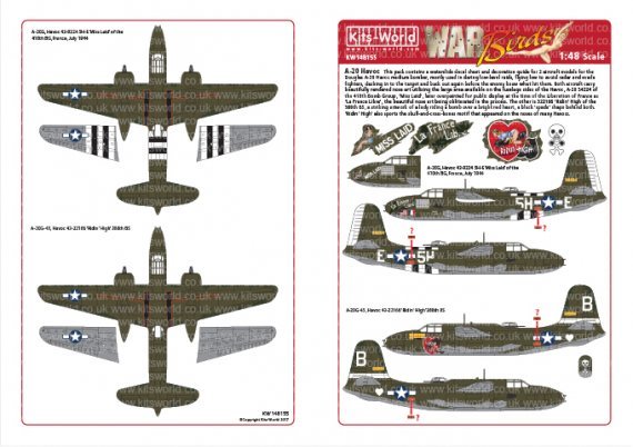1/48 Douglas A-20 Havocs