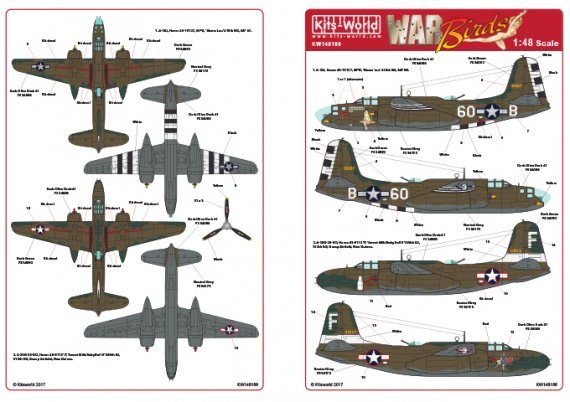 1/48 Douglas A-20J Havoc 43-10127, 43-9113