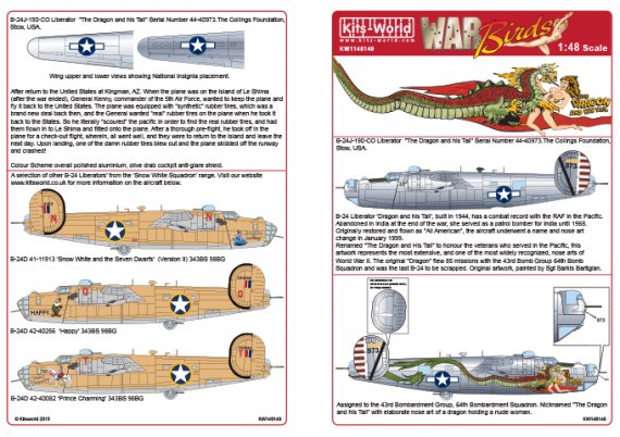 1/48 Consolidated B-24J Liberator 'Dragon and his Tail'