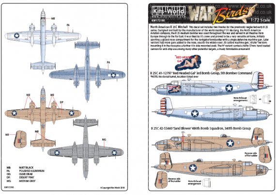1/72 North-American B-25C Mitchell