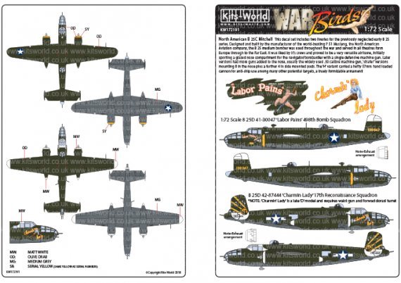 1/72 North American B-25D Mitchell