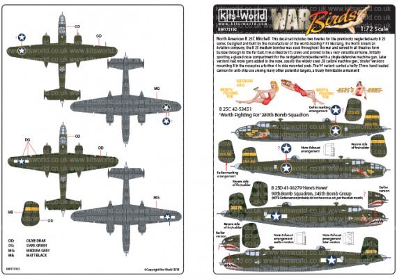 1/72 North-American B-25C Mitchell