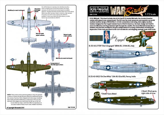 1/72 North-American B-25J Mitchell 43-27642 Shes Engaged