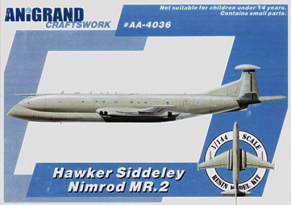 1/144 Hawker Siddeley Nimrod MR.2. Also includes bonus kits of W