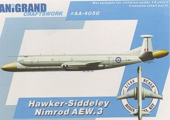 Anigrand 1/144 BAe Nimrod AEW.3 avec avions bonus