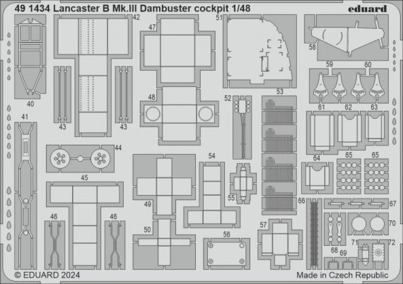 1/48 SET Lancaster B Mk.III Dambuster cockpit HKM