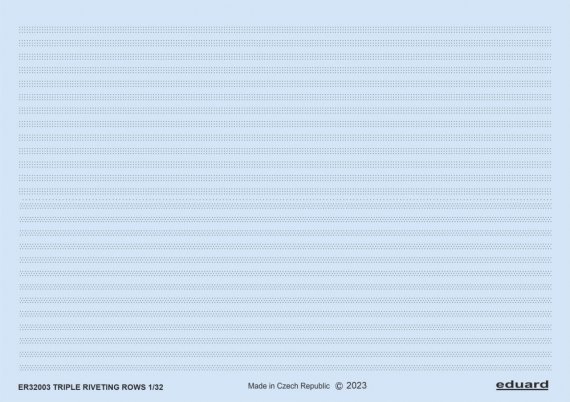 1/32 Triple riveting rows decal