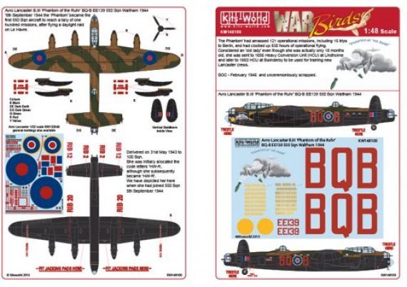 Kits-World 1/48 Avro Lancaster Mk.I/III Phantom of the Ruhr