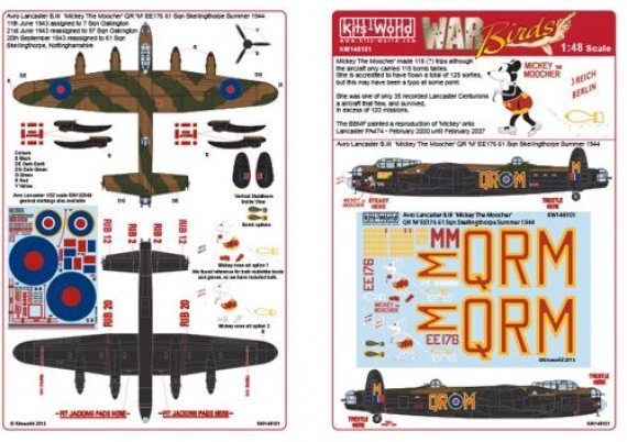 Kits-World 1/48 Avro Lancaster B Mk.I/III Mickey The Moocher 97