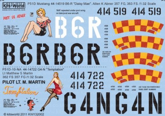 1/32 North American P-51D Mustang 357th FG