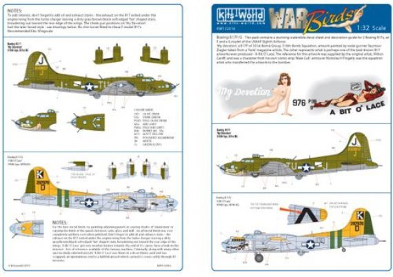 1/32 B-17F/Boeing B-17G 'My Devotion'  'A Bit O Lace'