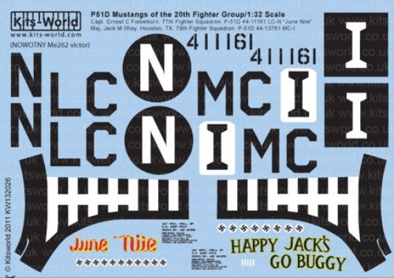 1/32 North American P-51D Mustang 20th FG