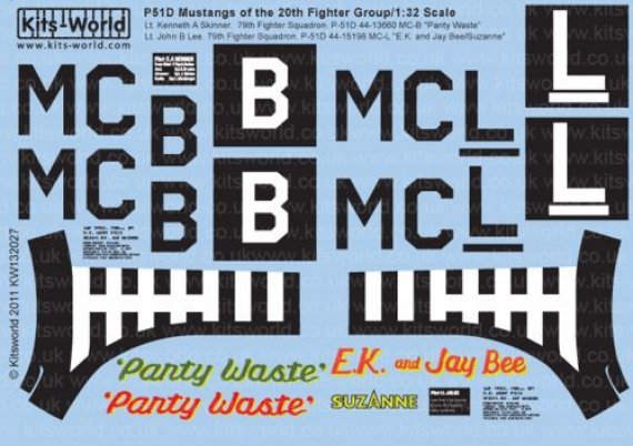 1/32 North American P-51D Mustang 20th FG 79th FS