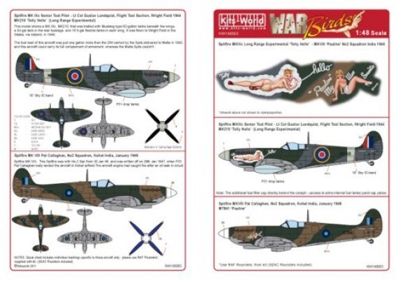 1/48 Supermarine Spitfire Mk.IXc MK210 Lt.Col Gustav Lundquist