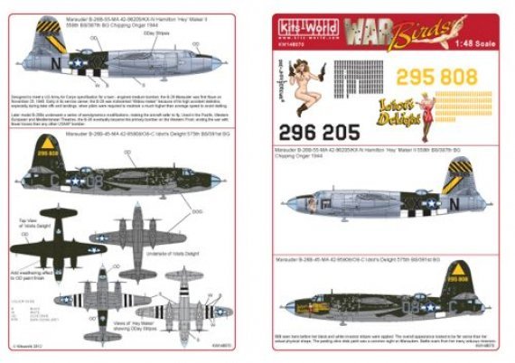 1/48 Martin Marauders B-26B-55-MA