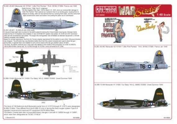 1/48 Martin B-26C-45-MO Marauder 42-107841 Little Pink Panties