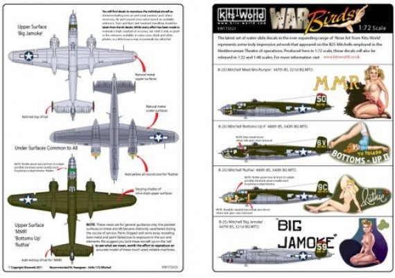 1/72 North American B-25J Mitchell  Corsica 337th