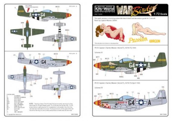 1/72 North American P-51D Mustang  'Passion Wagon'  Captain Ch