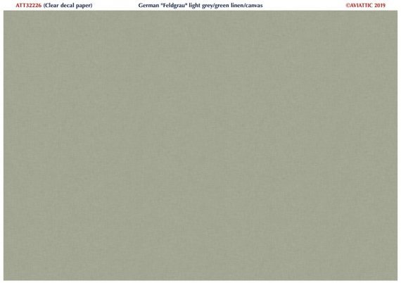 1/32 Feldgrau light grey green linen/canvas effect