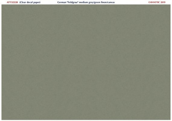 1/32 Feldgrau medium grey green linen/canvas effect