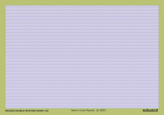 1/32 Double riveting rows decal