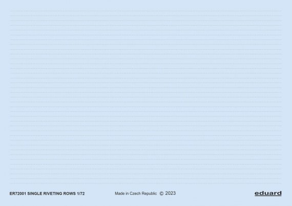 1/72 Single riveting rows decal