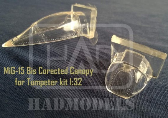 1/32 Mig-15 Bis Correct canopy for Trumpeter