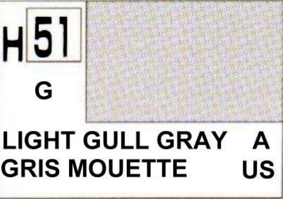 H051 Light gull gray  Gris mouette