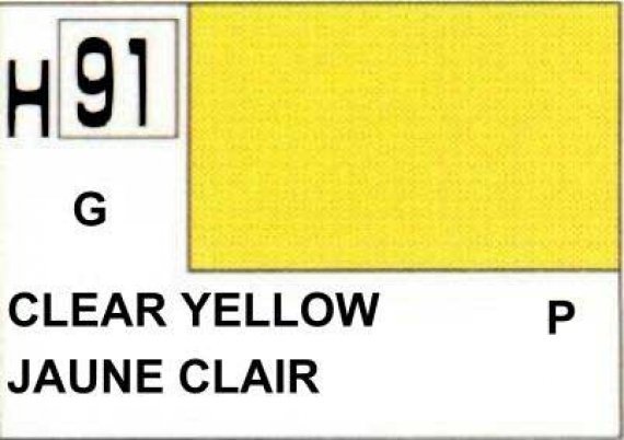 H091 Clear Yellow  Jaune transparent (G)